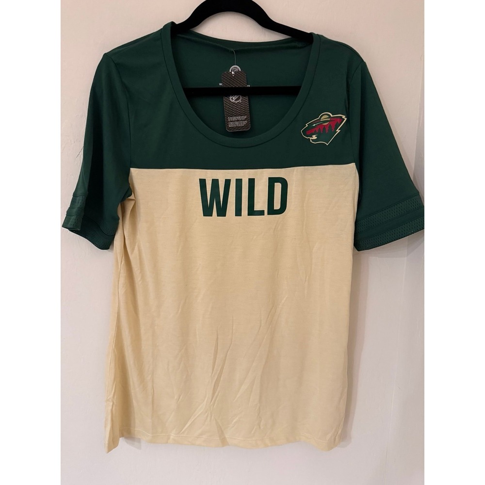 Women's Minnesota Wild NHL Brand Hockey T-Shirt-Size   Large -NWT
